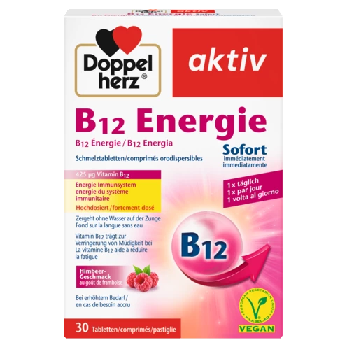 Doppelherz aktiv B12 Energia Immediatamente Vista frontale