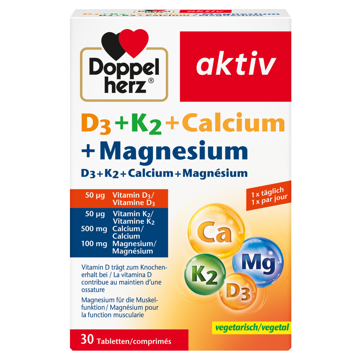 D3 + K2 + Calcium + Magnesium