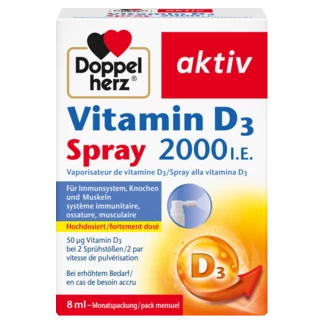 Doppelherz aktiv Spray alla vitamina D3 Vista frontale