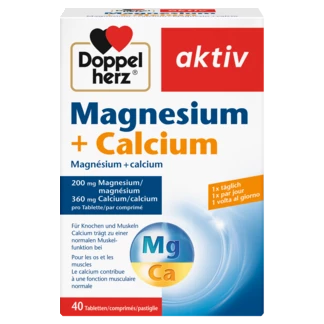Doppelherz aktiv Magnesio + Calcio Vista frontale