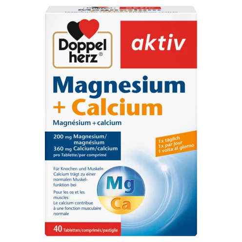 Doppelherz aktiv Magnesio + Calcio Vista frontale