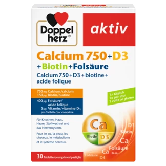Doppelherz aktiv Calcio 750 + D3 Vista frontale