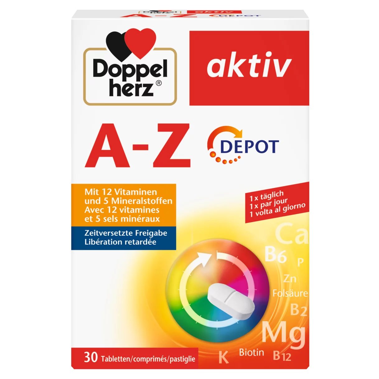 Doppelherz aktiv A-Z Depot Vista frontale