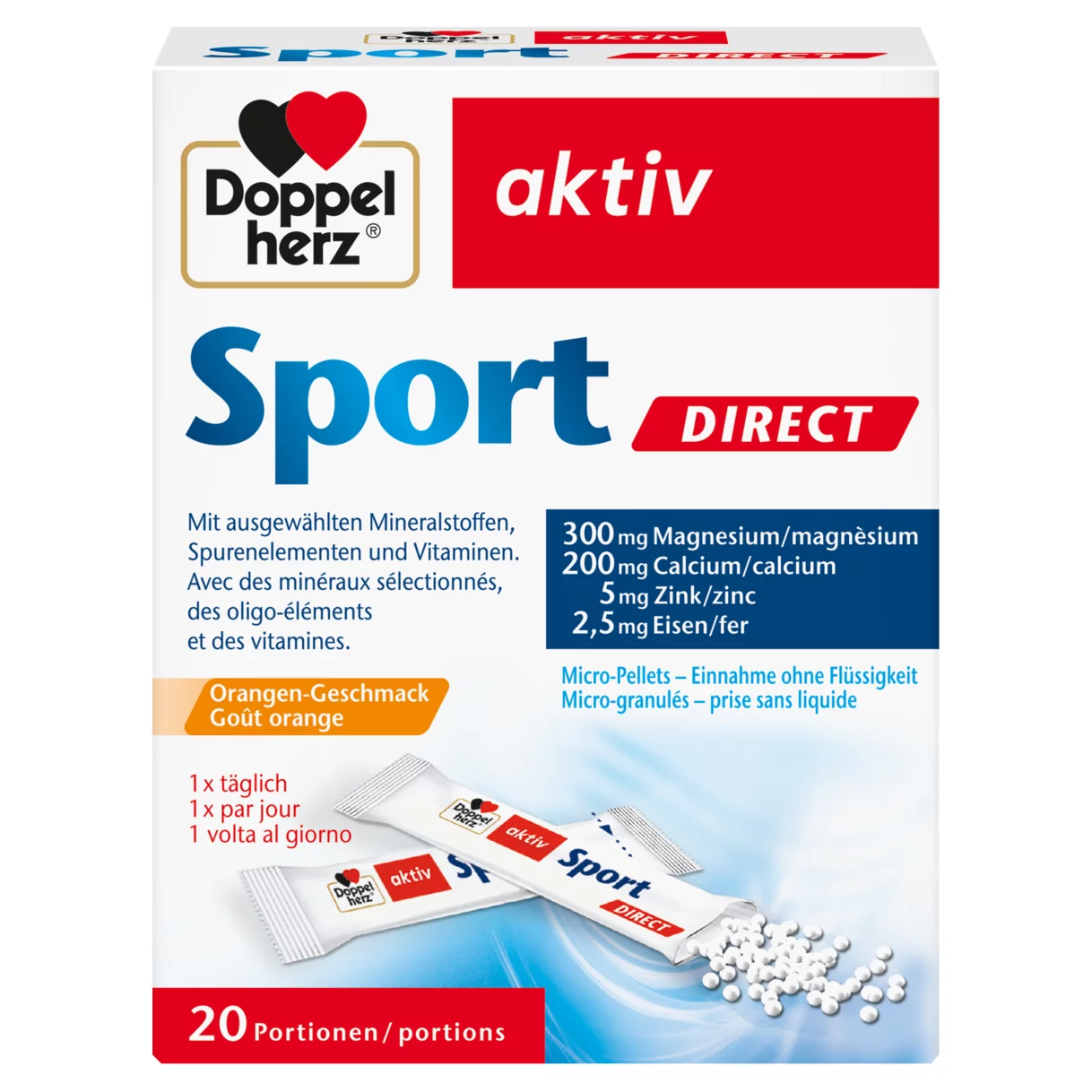 Doppelherz aktiv Sport DIRECT Vista frontale